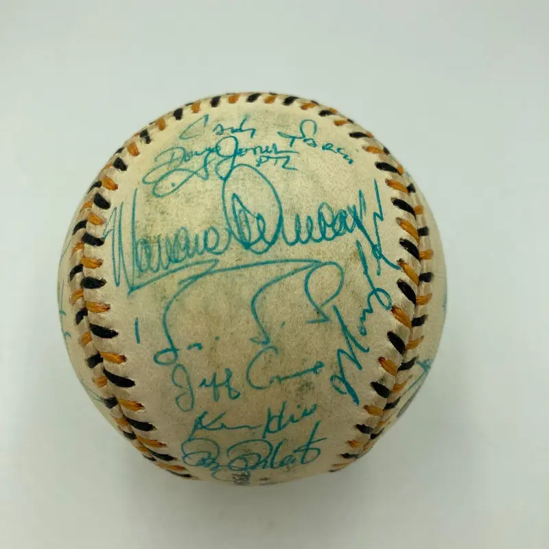 1994 All Star Game National League Team Signed Baseball Barry Bonds PSA DNA COA