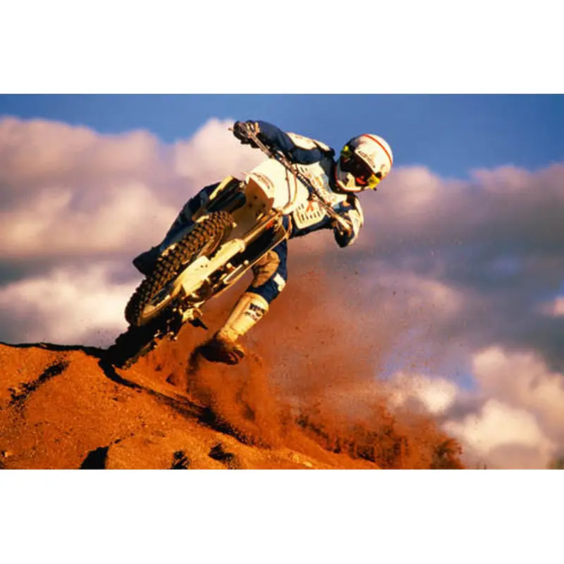 Dirt Bike Motorcycle Racing "Superstar" Action Poster - Eurographics Inc.