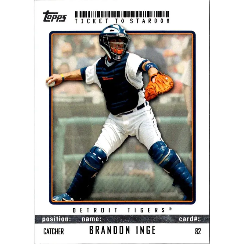 2009 Topps Ticket to Stardom Brandon Inge #82