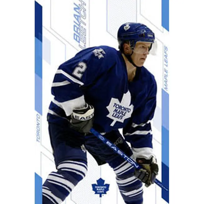 Brian Leetch "Toronto Blue" Toronto Maple Leafs Poster - Costacos 2004