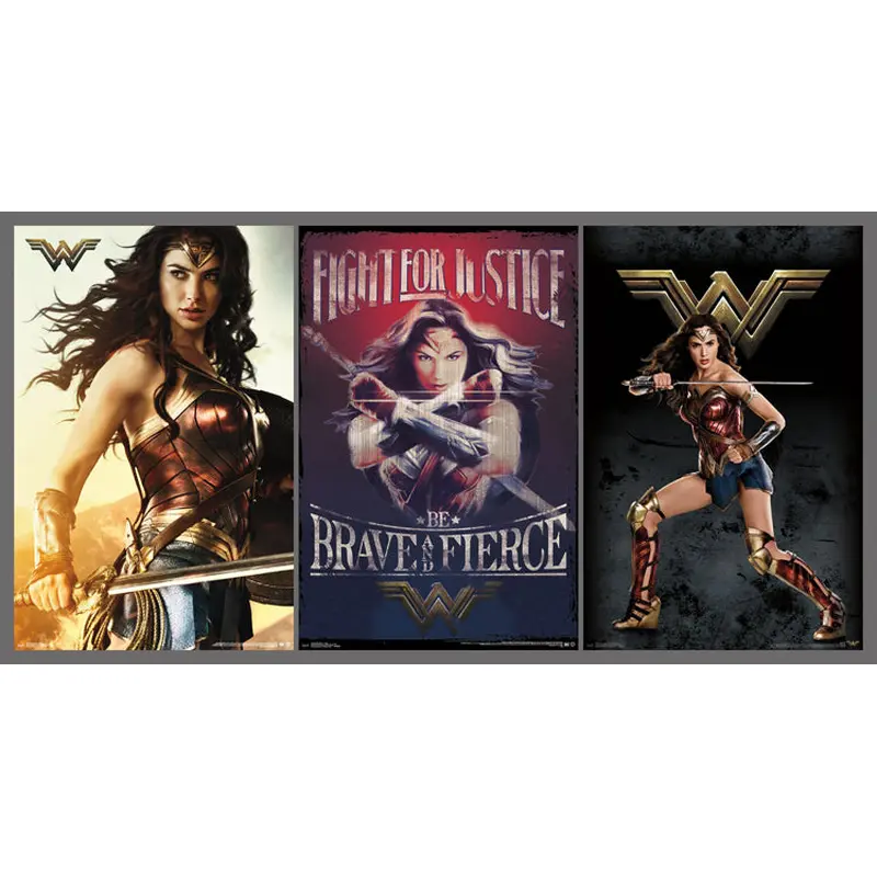 Wonder Woman (Gal Gadot) 3-Poster Combo Set - Trends International