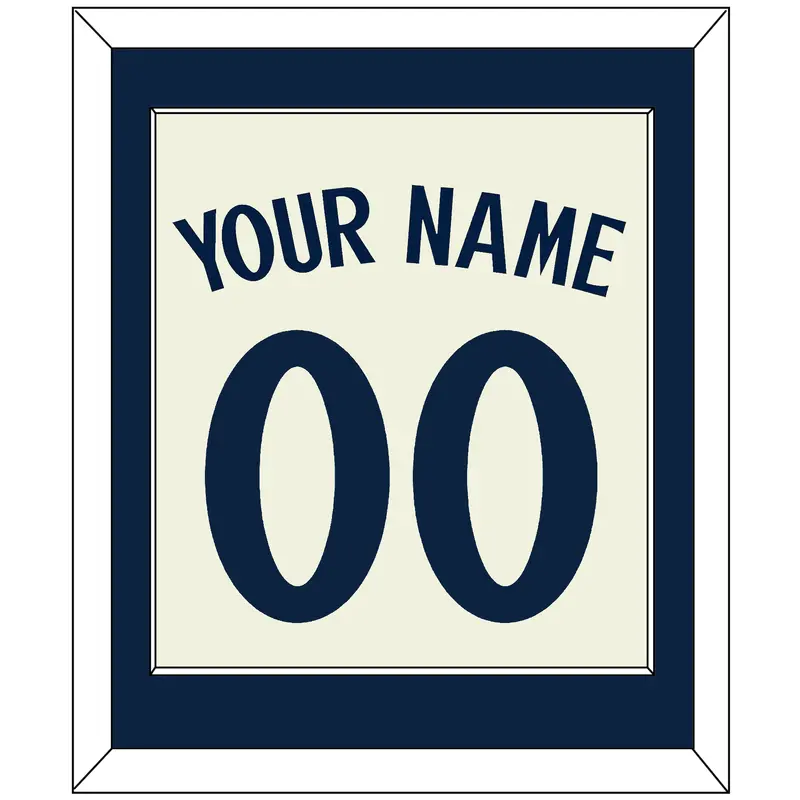 Minnesota Name & Number - Alternate Home Cream - Single Mat 2