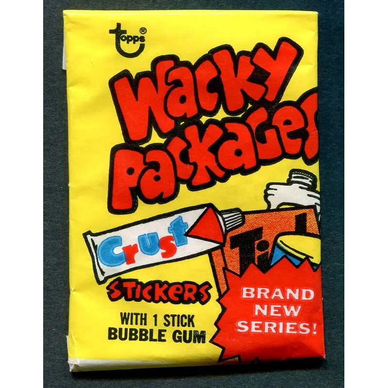 1975 Topps Wacky Packages Unopened Series 14 Wax Pack