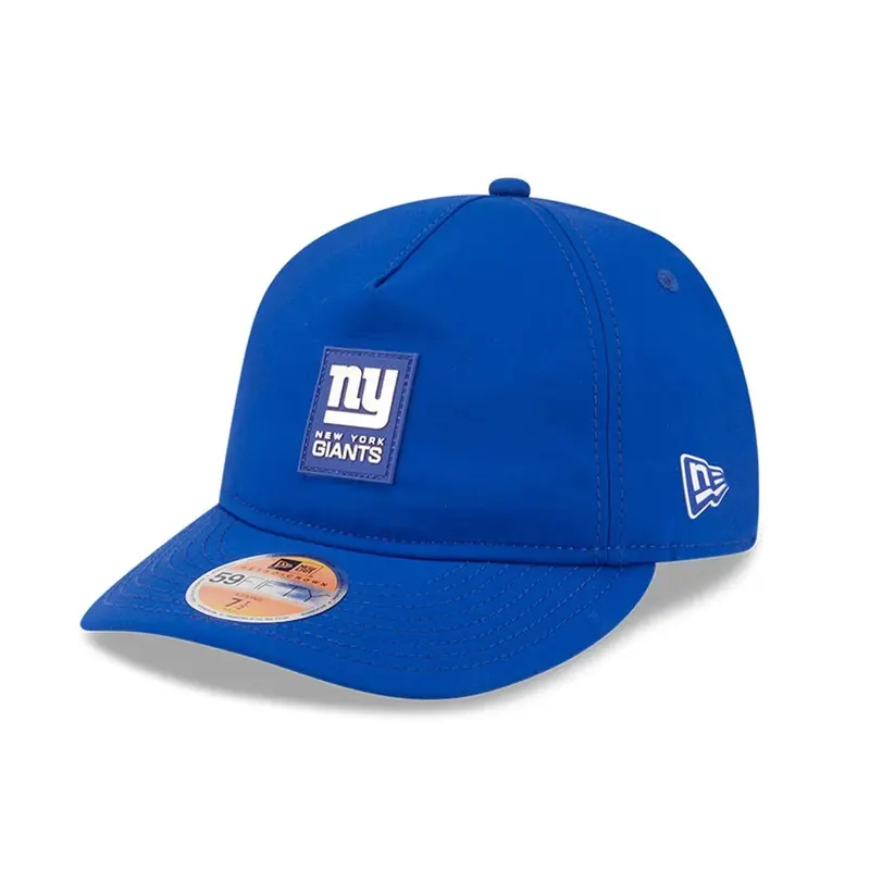 New York Giants NFL Sideline 2025 Blue Retro Crown 59FIFTY Fitted Cap