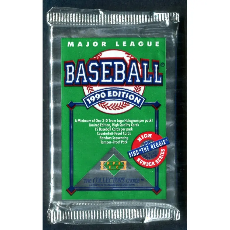 1990 Upper Deck Baseball Unopened High Series Pack