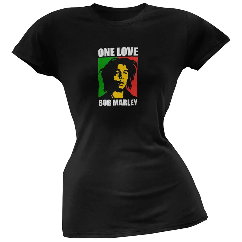 Bob Marley - Classic One Love Juniors T-Shirt