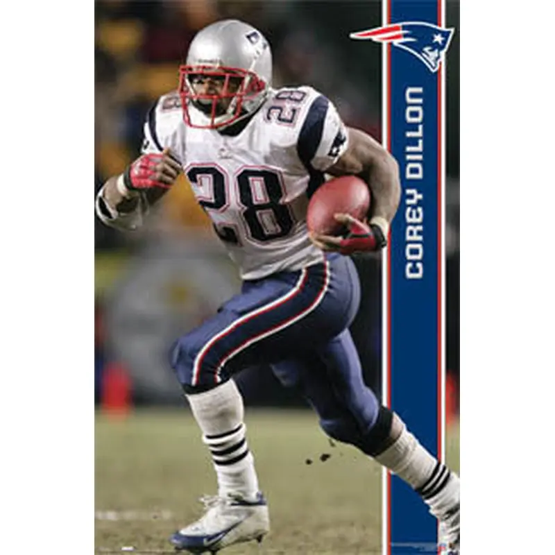 Corey Dillon "Action" New England Patriots Poster - Costacos 2006