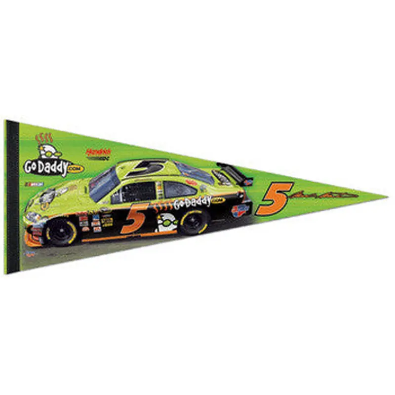 Mark Martin "GoDaddy #5" Premium Felt NASCAR Pennant - Wincraft