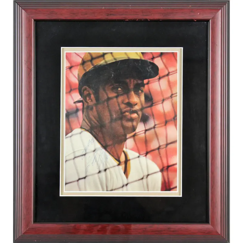 Pirates Roberto Clemente "Best Wishes" Signed & Framed 8x11 Magazine Page JSA