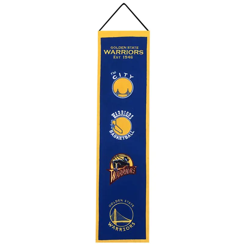Golden State Warriors Logo Evolution Heritage Banner