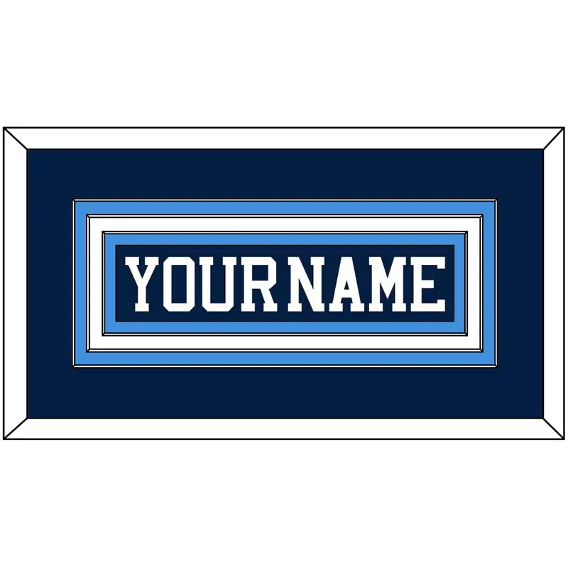 Pittsburgh Nameplate - Road Blue (1977-1980) - Triple Mat 2