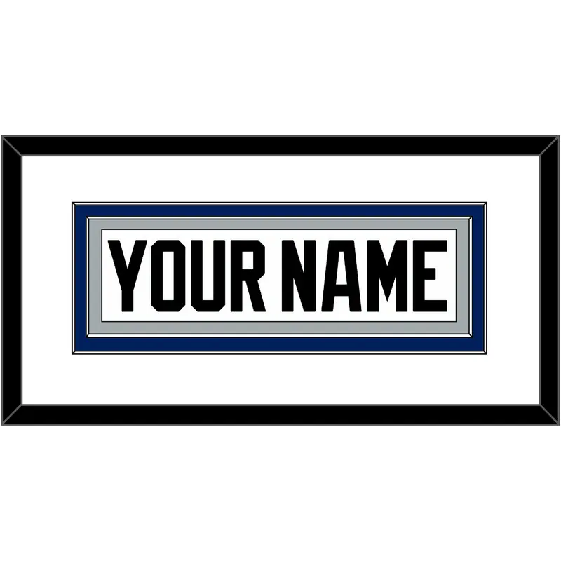 Tampa Bay Nameplate - Home White (2001-2007) - Double Mat 1