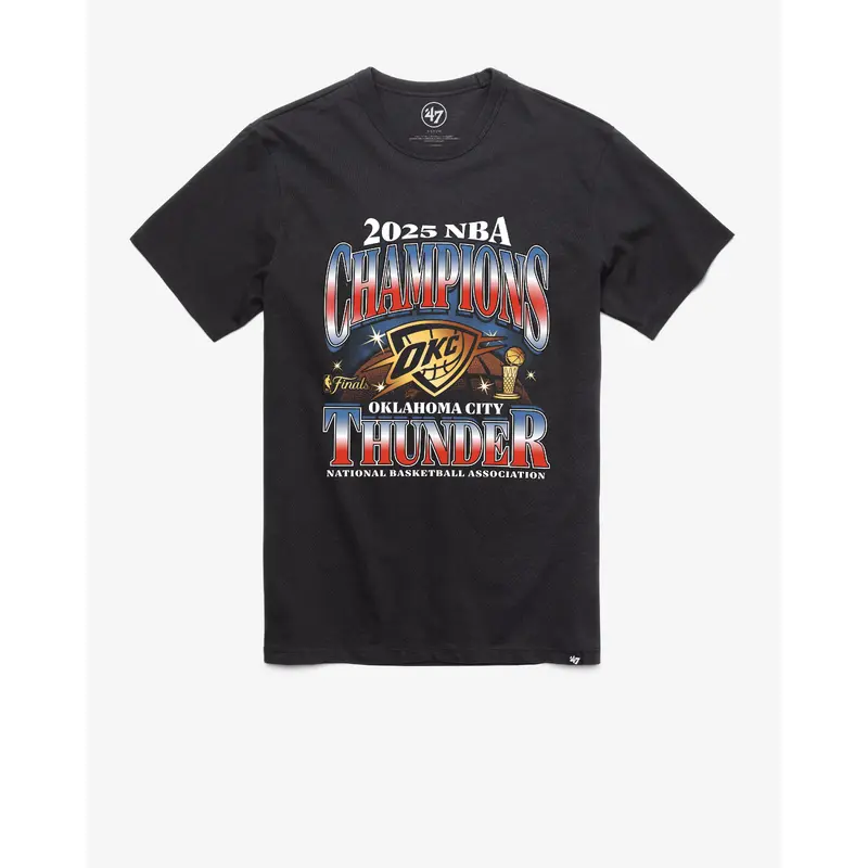OKLAHOMA CITY THUNDER 2025 NBA CHAMPIONS '47 FRANKLIN TEE