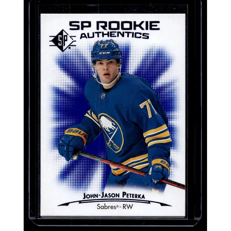 2021-22 Upper Deck SP - Retail - Blue - SP Rookie Authentics - J.J. Peterka  #121 RC