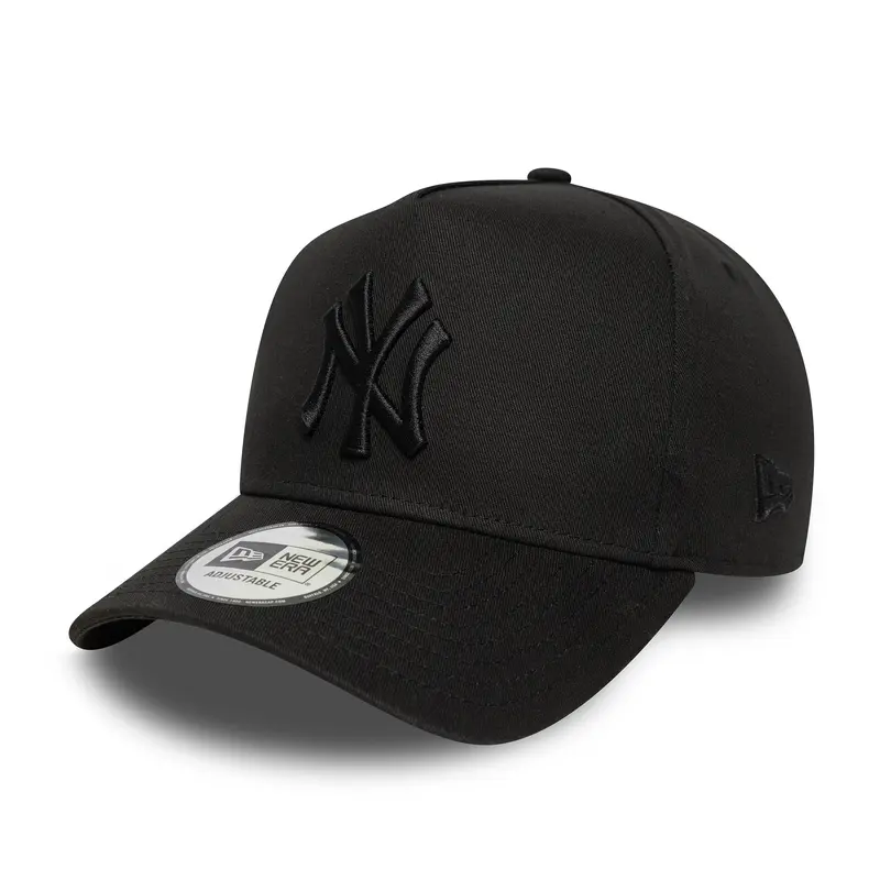 New Era - New York Yankees - League Essential - E-Frame Cap - Black On Black