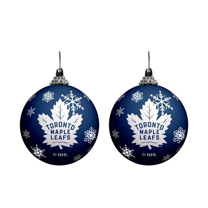 NHL Toronto Maple Leafs Light-Up Ornament 2-Pack
