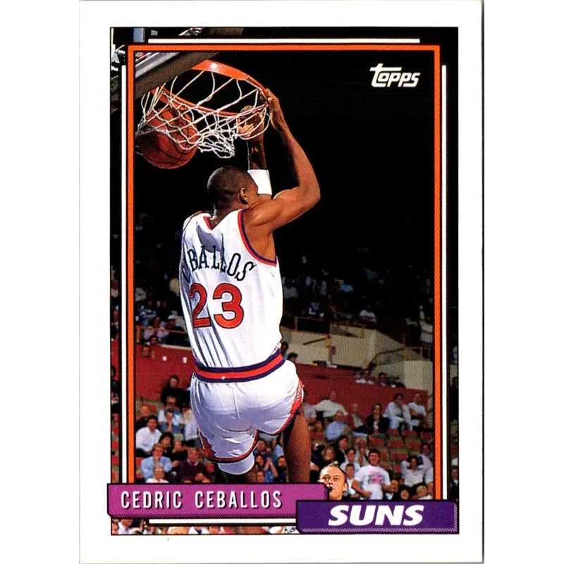 1992 Topps Cedric Ceballos #153