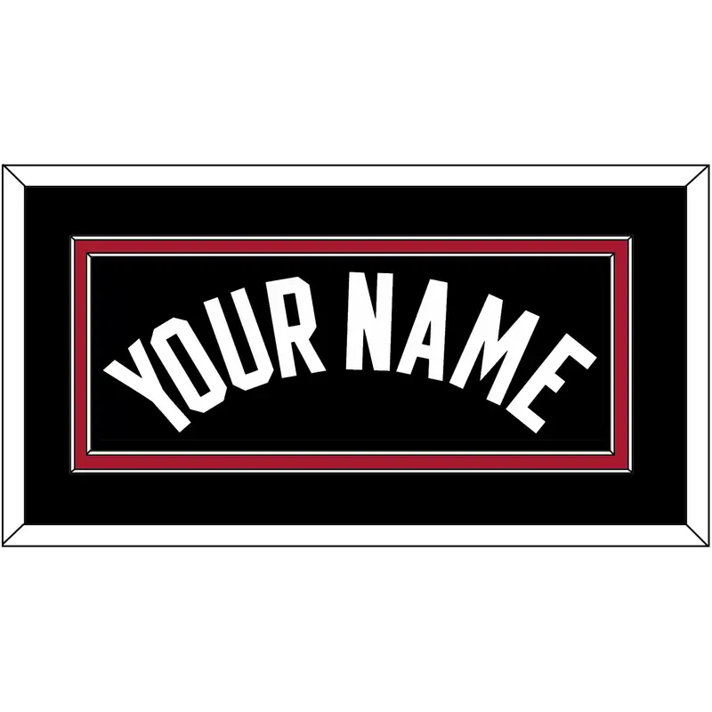 Miami Name - Road Black (1999-2008) - Double Mat 2
