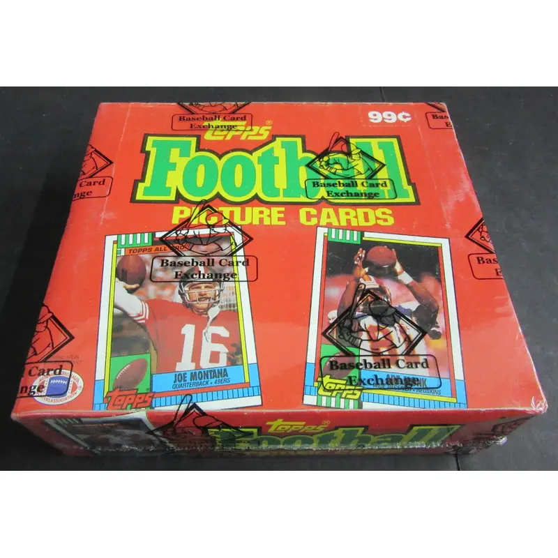 1990 Topps Football Unopened Cello Box (FASC)