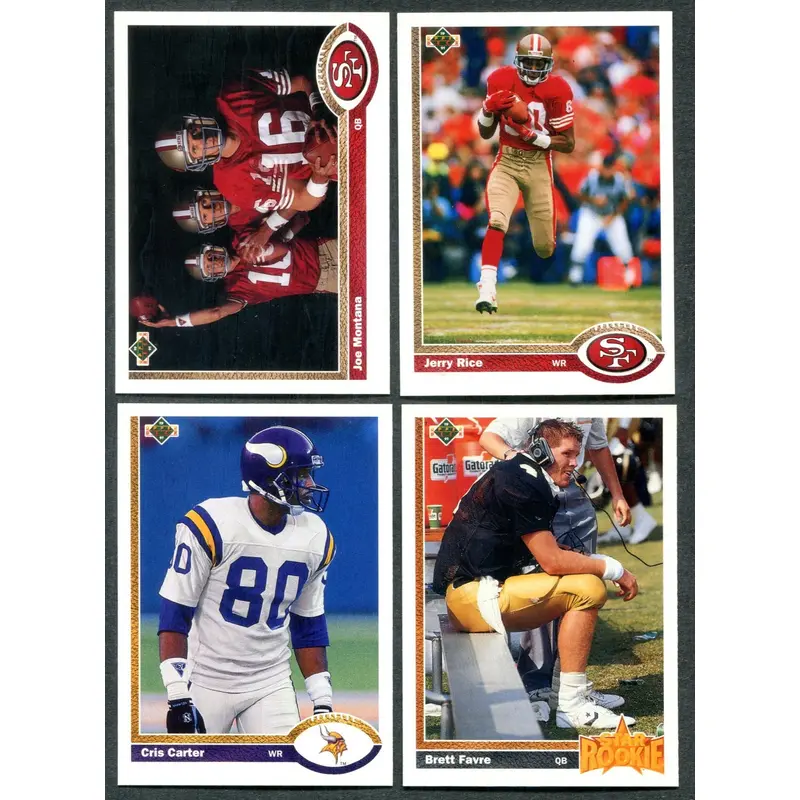 1991 Upper Deck Football Complete Low Series Set (500)