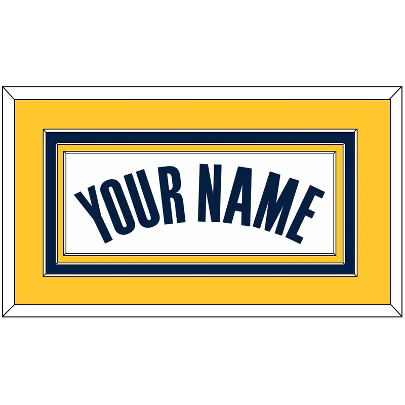 Indiana Name - Home White (2006-2017) - Triple Mat 3