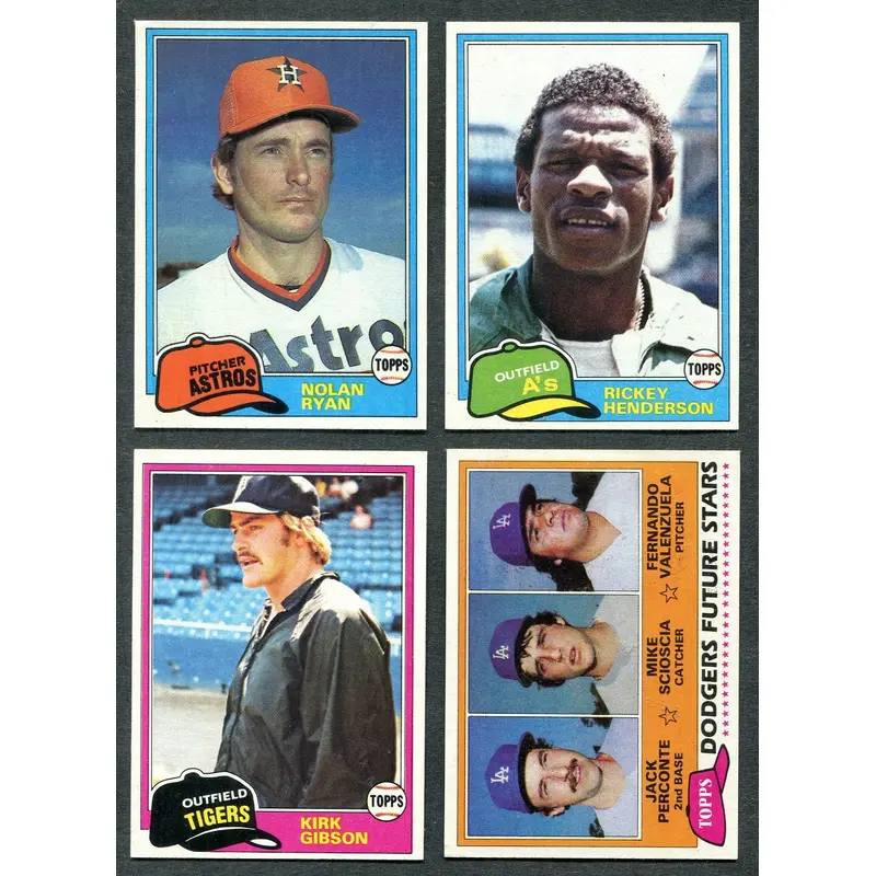 1981 Topps Baseball Complete Set NM NM/MT (726) (23-324)