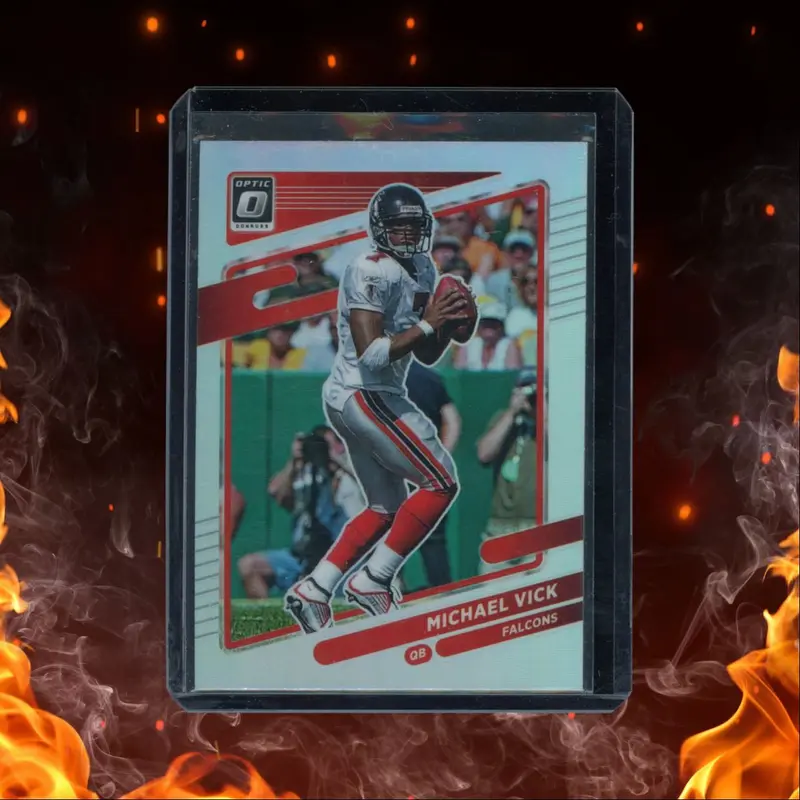 2021 Donruss Optic Silver Prizm Michael Vick #156