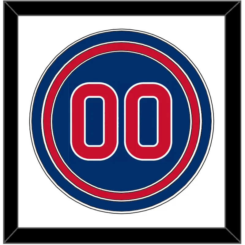 Chicago Number - Alternate Blue - Triple Mat 1