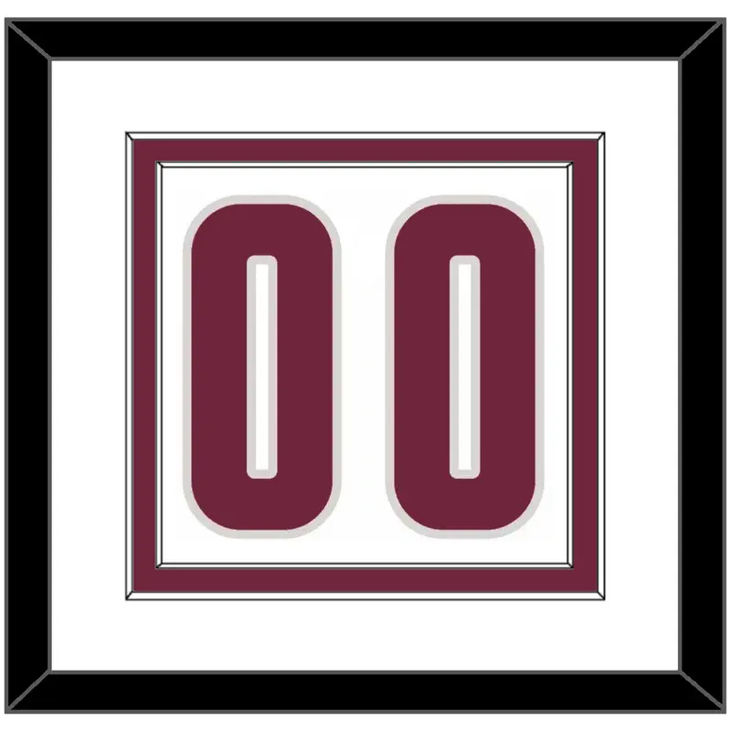 Cleveland Number - Home White (2010-2017) - Double Mat 2