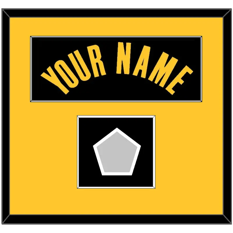Los Angeles Name & Trophy Patch - Black Earned (2020-2021) - Single Mat 3