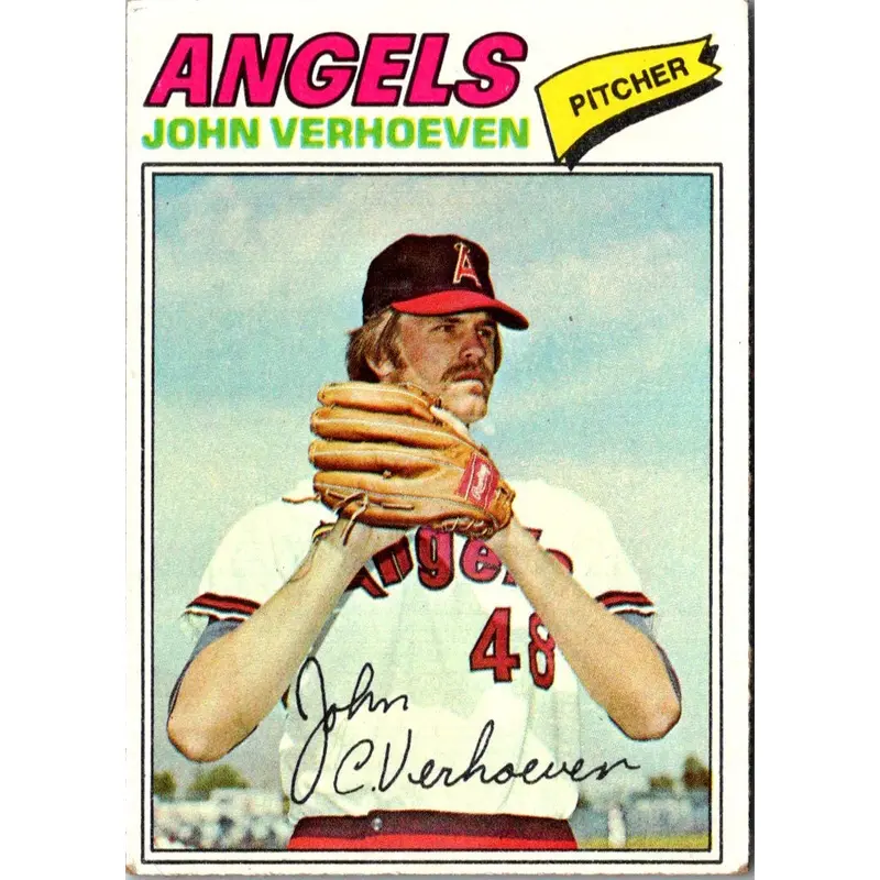 1977 Topps John Verhoeven #91 Rookie