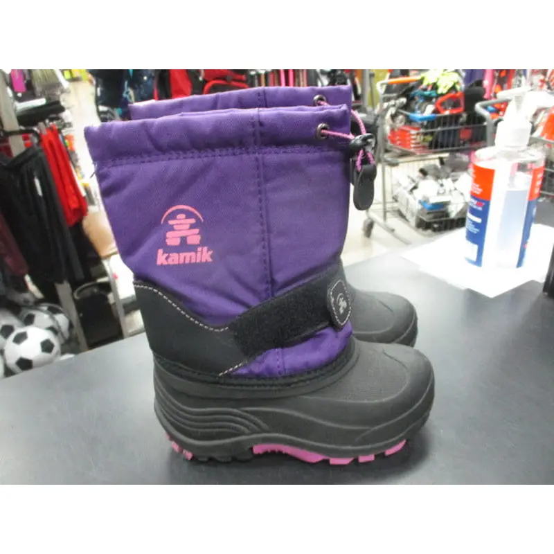 Used Kamik Purple Snow Boots Size 11