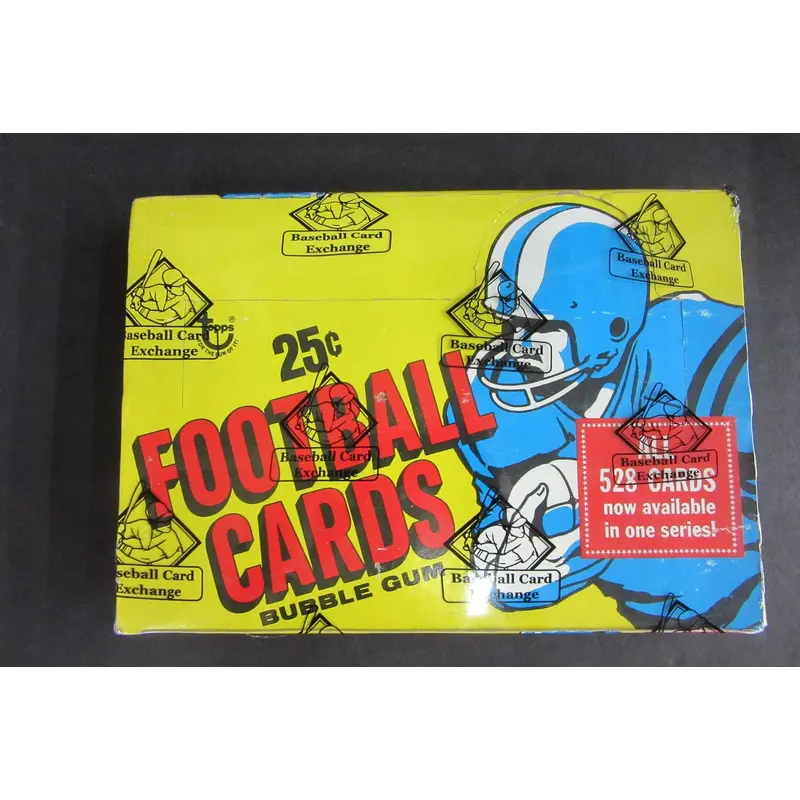 1975 Topps Football Unopened Cello Box (BBCE)