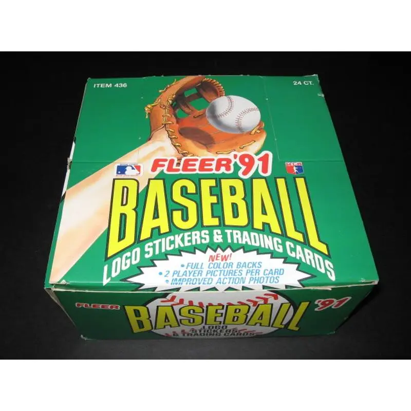 1991 Fleer Baseball Jumbo Box (24/53) (Green)