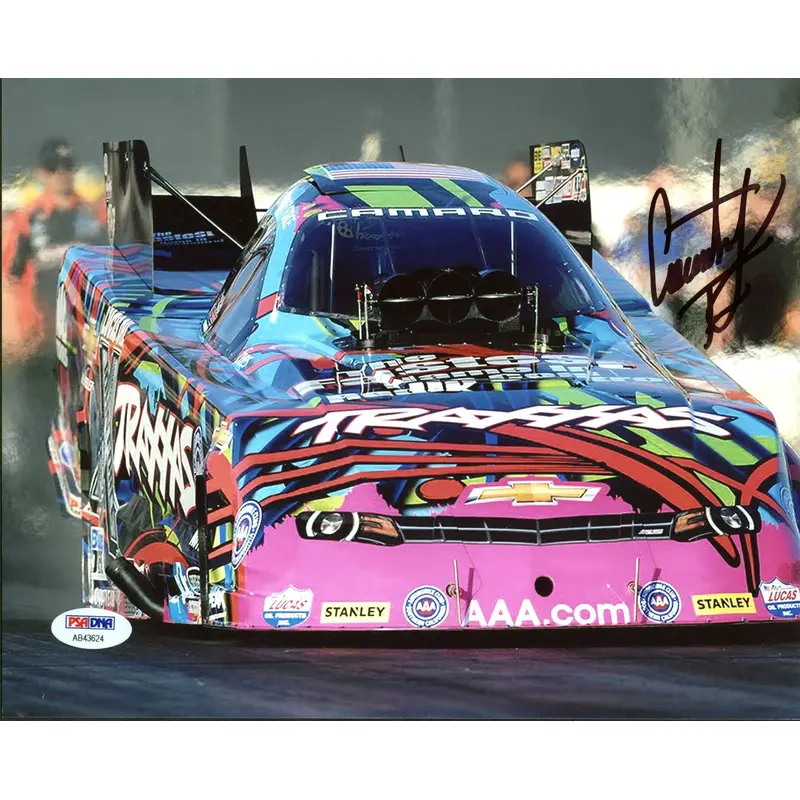 Courtney Force NHRA Drag Racing Authentic Signed 8X10 Photo PSA/DNA #AB43624