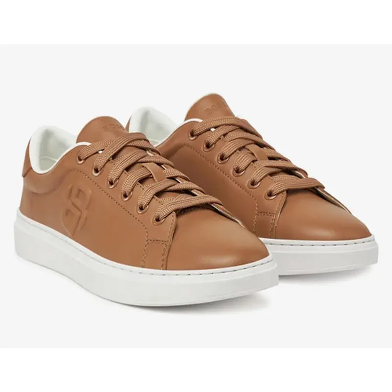 HUGO BOSS WOMENS COMFORT SHOES BROWN KIERAN TENN HFLTBB 50541649260