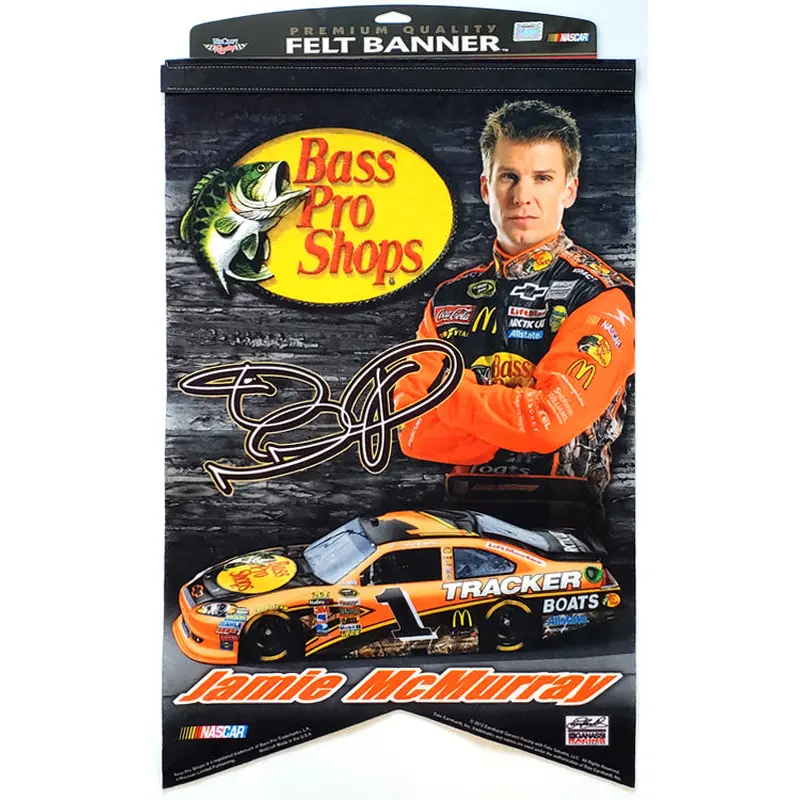 Jamie McMurray "Action 2012" Premium Felt NASCAR Collector's Banner - Wincraft Inc.