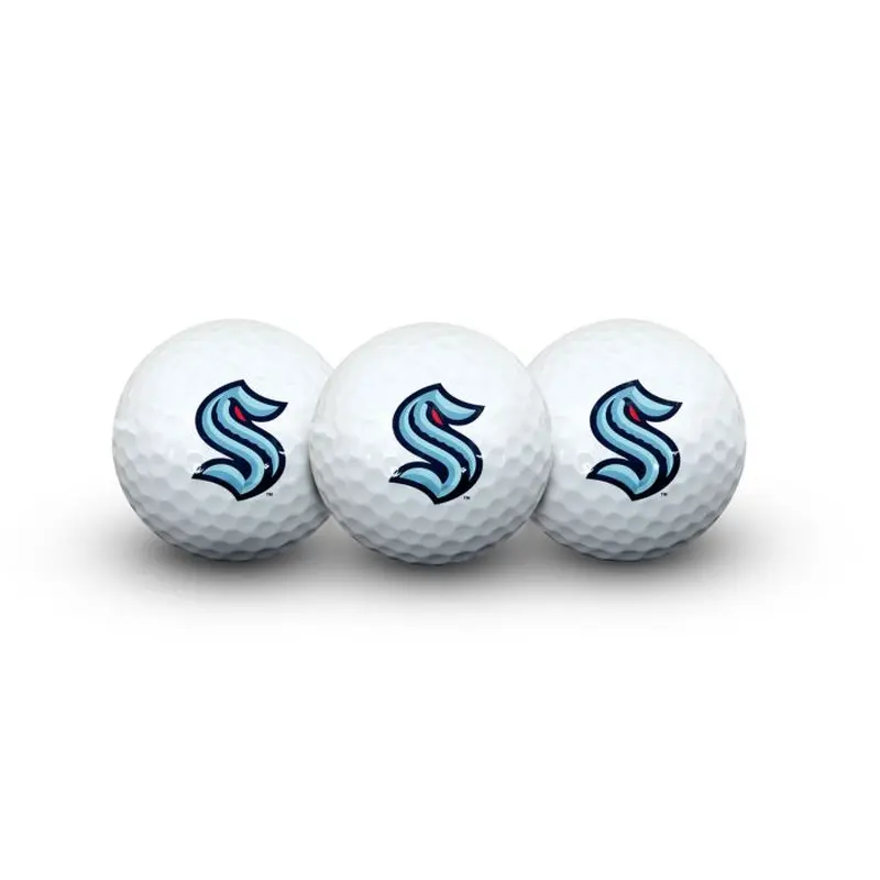 SEATTLE KRAKEN 3 GOLF BALLS