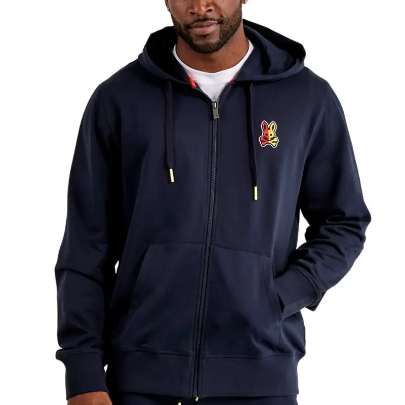 PSYCHO BUNNY SWEATER BLUE PSYCHO BUNNY B6H841U1FT NVY