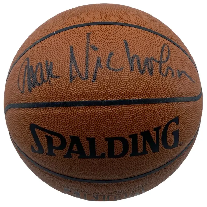 Jack Nicholson Signed Autographed Spalding NBA Basketball PSA DNA Certified