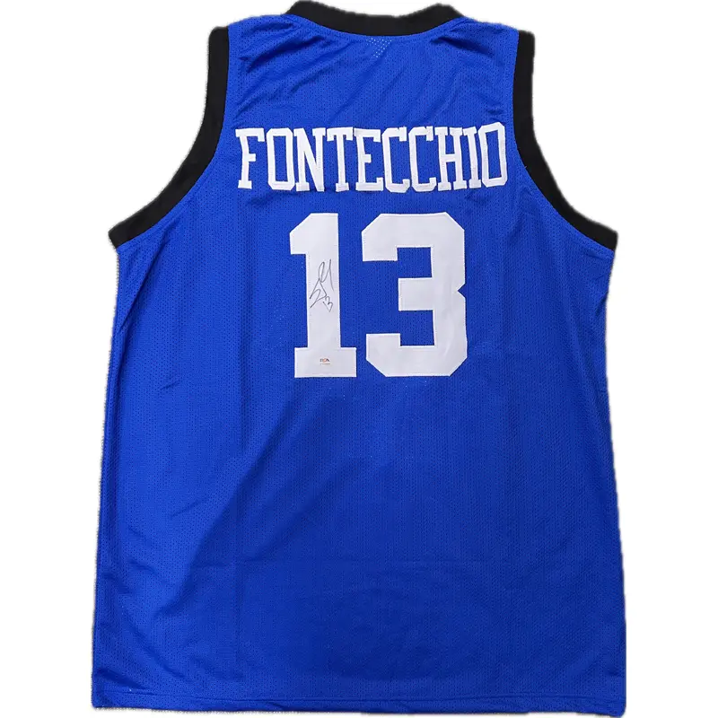Simone Fontecchio signed jersey PSA/DNA Detroit Pistons Autographed Team Italy