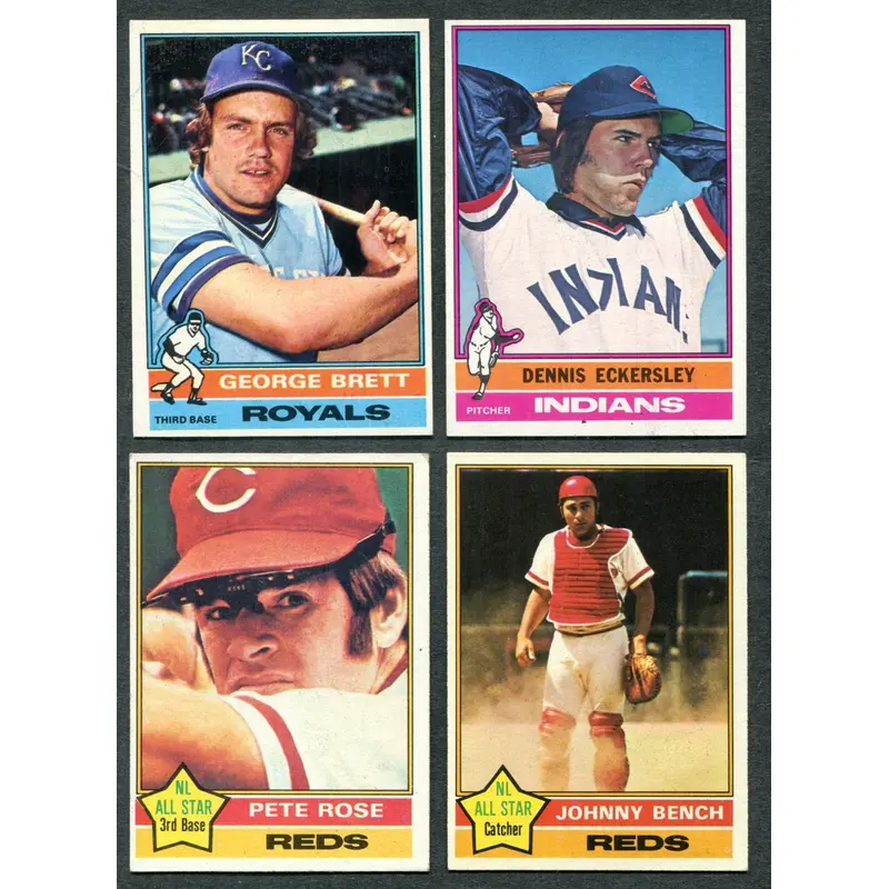 1976 Topps Baseball Complete Set EX EX/MT (660) (23-281)