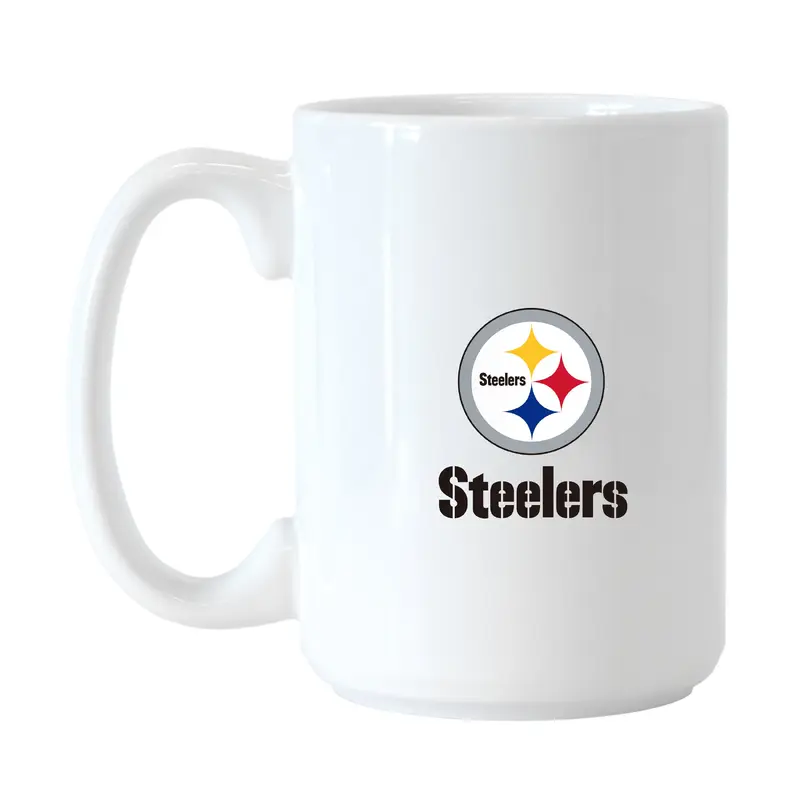 Pittsburgh Steelers 15oz Letterman Sublimated Mug