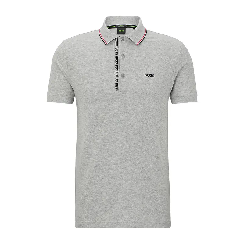 HUGO BOSS GREY SHIRT POLO PAULE 4 50505832060
