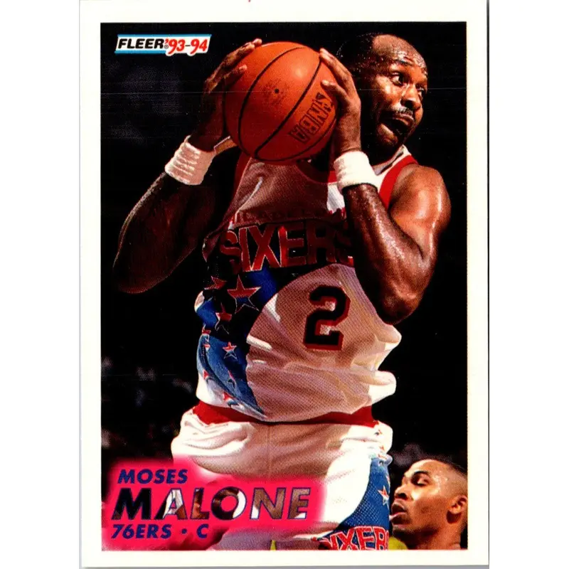 1993 Fleer Moses Malone #353
