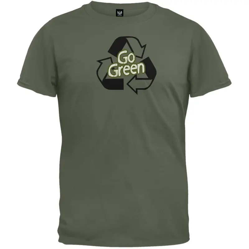 Earth Day - Go Green Organic T-Shirt