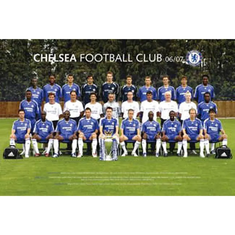 Chelsea FC Official Team Portrait 2006/07 Poster - GB Posters