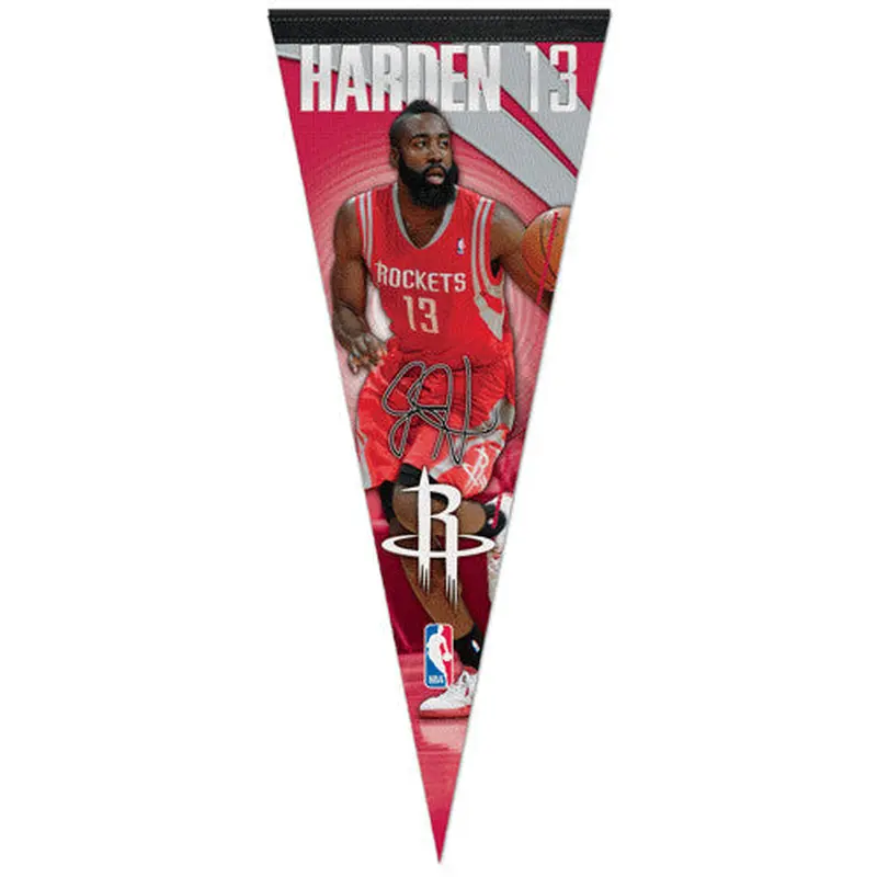 James Harden "Signature" Rockets 2012 NBA Premium Felt Collector's Pennant - Wincraft