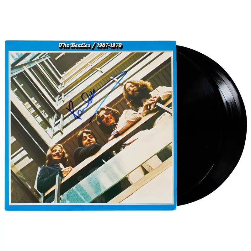 Paul McCartney Beatles Authentic Signed 1967-70 Album Cover w Vinyl BAS #AC84203