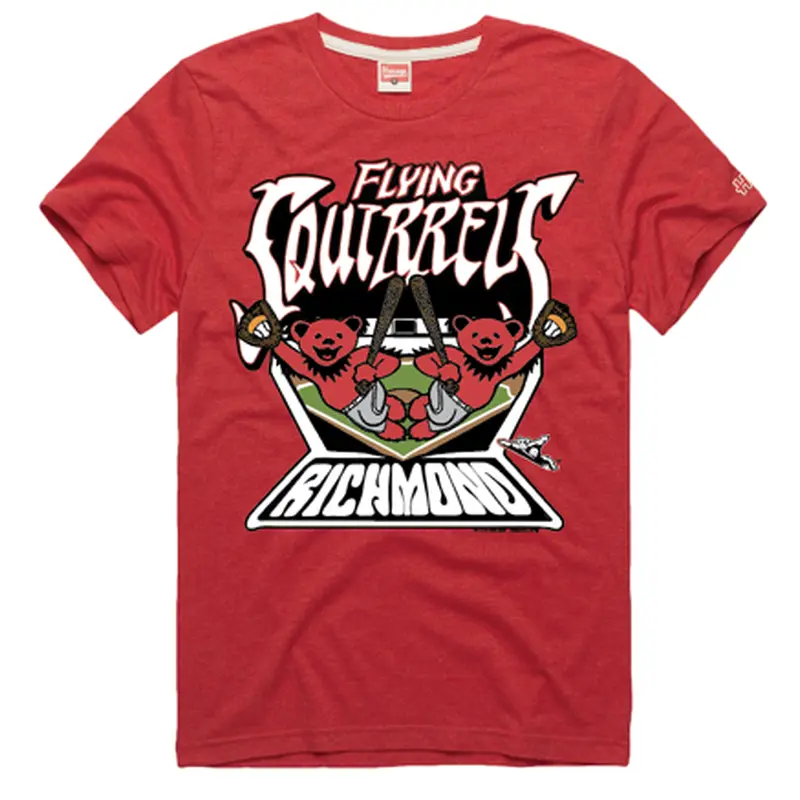 Richmond Flying Squirrels Homage x Grateful Dead Tee